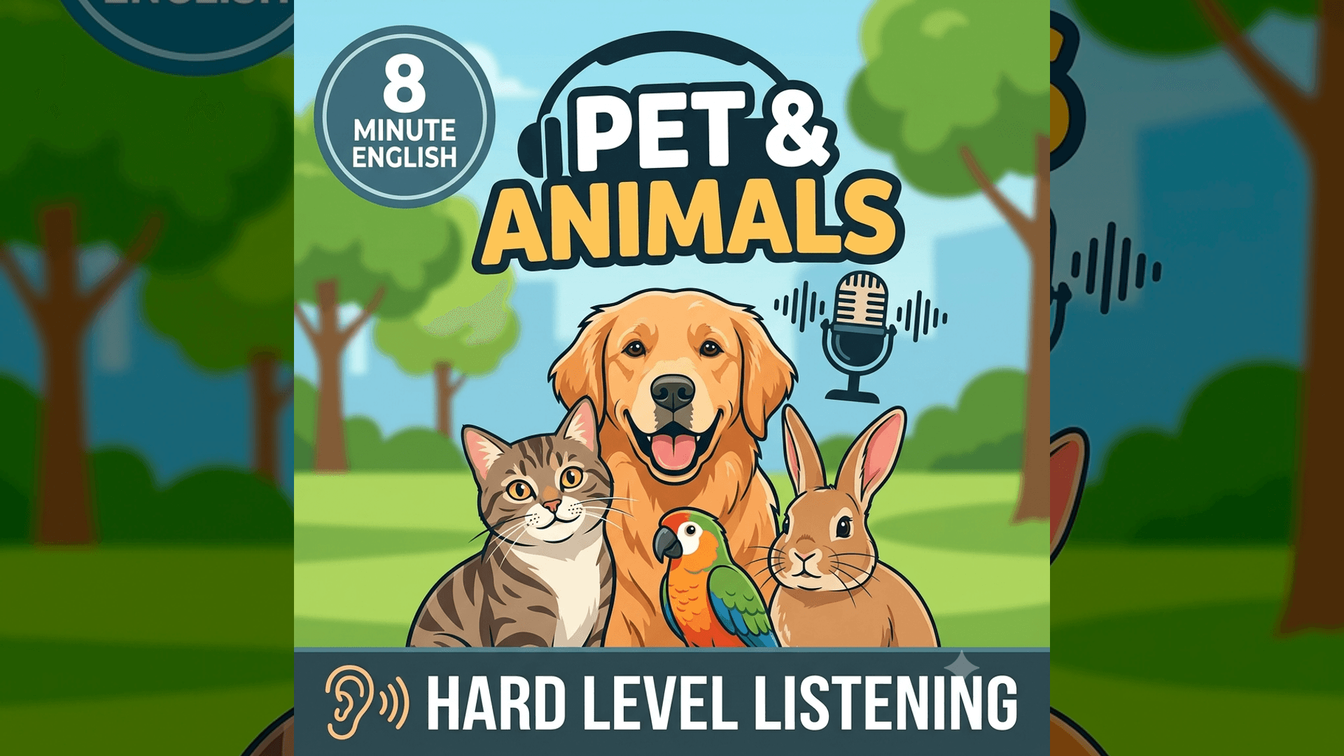 Pet And Animals _ 🎙️ 8 Minute English _ Hard level listening