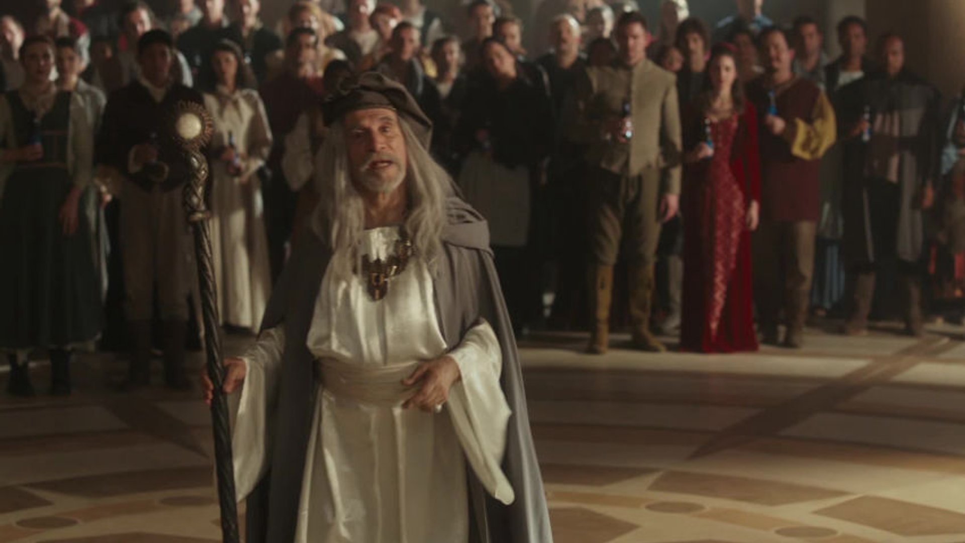 Dumb wizard transforms objects into Bud Light for loyal king, dilly dilly! EN